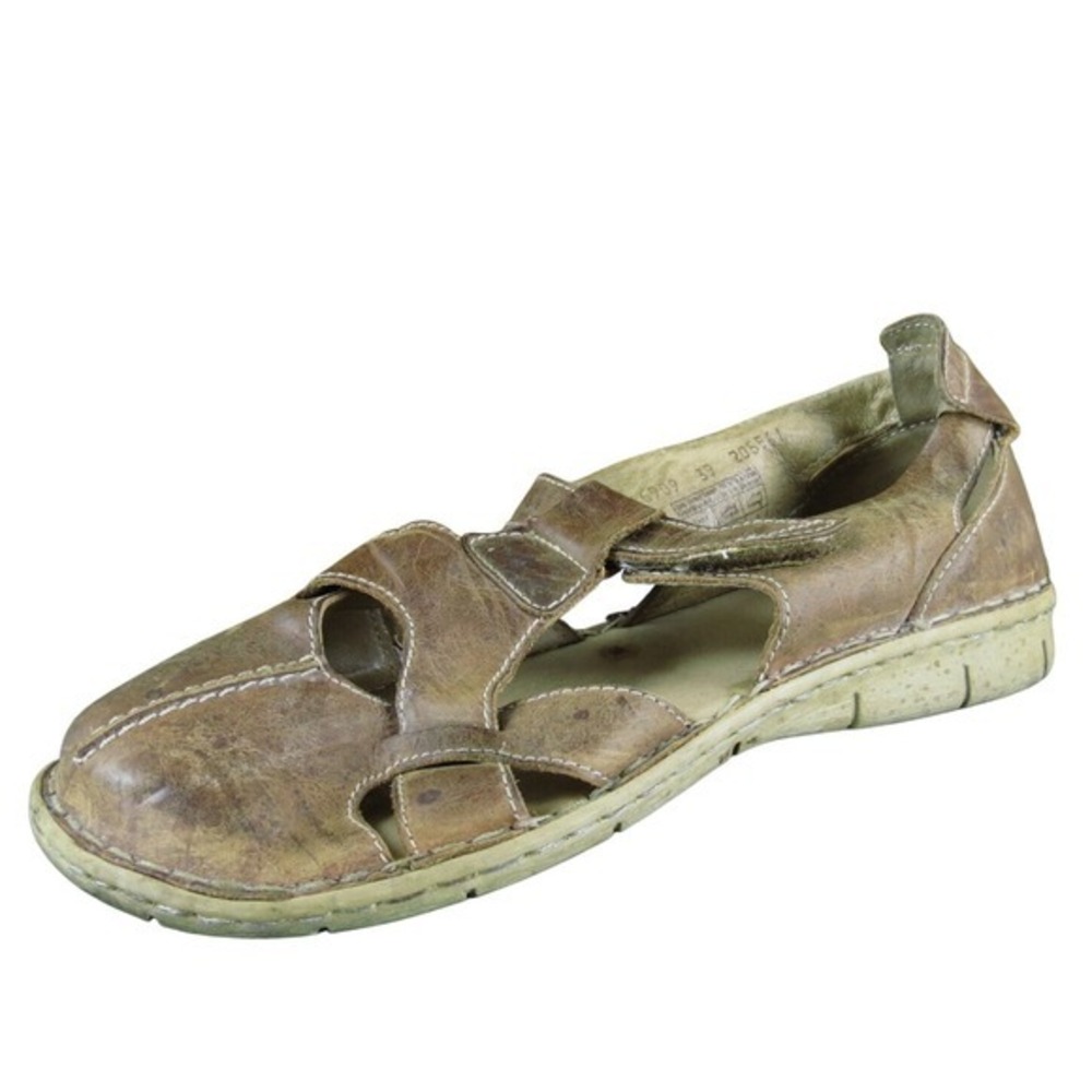 Josef Seibel Women's Fisherman Brown Leather Sz 39 Medium Used 2025